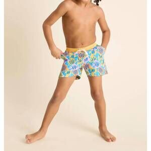 NEW CHUBBIES toddler fish tanks swim trunks in blue